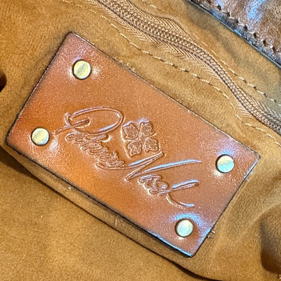 Patricia Nash Bag Purse Handbag Leather Vintage Irving Europe Map Shoulder Bag - Picture 14 of 17